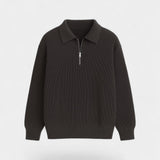 Sweat zippé pour homme en maille - Style ample et moderne