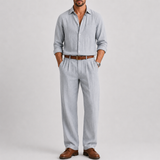 Ensemble Homme Chemise et Pantalon en Lin