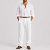 Ensemble Homme Chemise et Pantalon en Lin