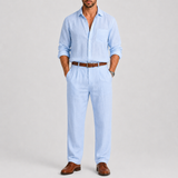Ensemble Homme Chemise et Pantalon en Lin
