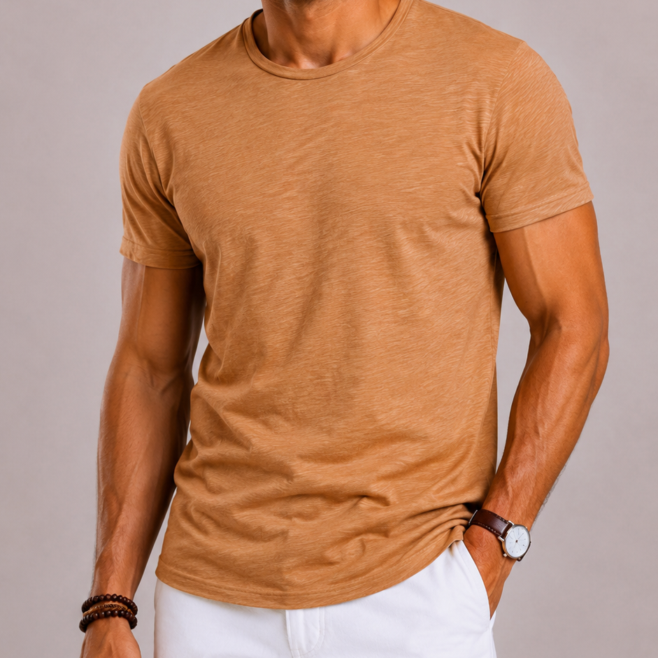 T-Shirt Homme Col Rond Coupe Ajustée