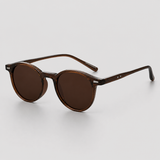 Lunettes de soleil rondes homme en polycarbonate