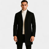 Manteau homme coton casual – Style coupe-vent mi-long