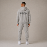Ensemble de Confort Premium pour Hommes – Sweat à Capuche & Pantalon de Jogging - Gris