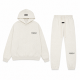 Ensemble Confort Premium pour Hommes – Sweat à Capuche & Pantalon de Jogging – Crème