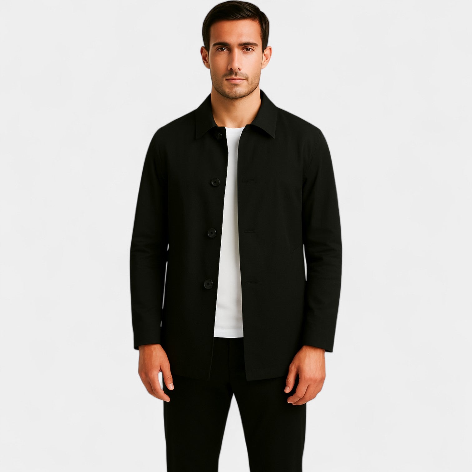 Trench coat homme mi-long – manteau formel léger