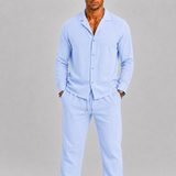 Ensemble Homme Chemise et Pantalon en Lin