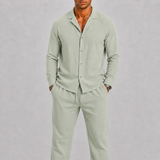 Ensemble Homme Chemise et Pantalon en Lin