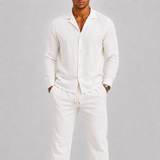 Ensemble Homme Chemise et Pantalon en Lin