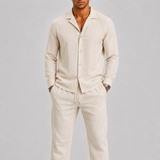 Ensemble Homme Chemise et Pantalon en Lin