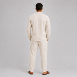 Ensemble Homme Chemise et Pantalon en Lin