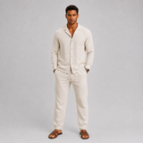 Ensemble Homme Chemise et Pantalon en Lin