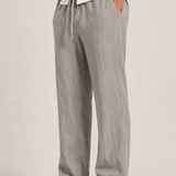 Pantalon Homme en Lin à Coupe Droite