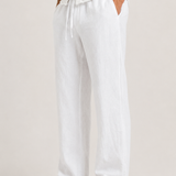 Pantalon Homme en Lin à Coupe Droite