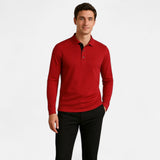 Ancienne Monde | Polo Manches Longues pour Homme – Élégance Confortable pour l’Automne et le Business Casual