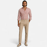 Ancienne Monde | Chemise Rayée à Boutons pour Homme – Sophistication Tailleur