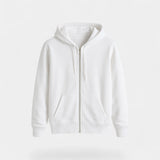 Cardigan Homme en Mélange Technique à Zip – Coupe Ample avec Capuche