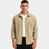 Chemise homme coton manches longues – brossée ajustée casual