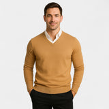 Pull Homme Col V en Maille
