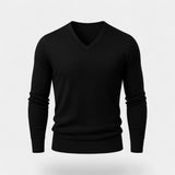 Slim Fit V-Neck Sweater for Men – Technical Knit