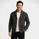 Gilet en laine pour homme à col montant et boutons – élégant, chaud, idéal pour le quotidien