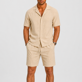 Ensemble Homme Chemise à Manches Courtes et Short