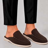 Mules Homme en Suédine à Enfiler