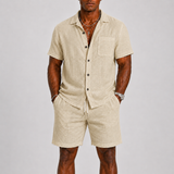 Ensemble Homme Chemise à Manches Courtes et Short