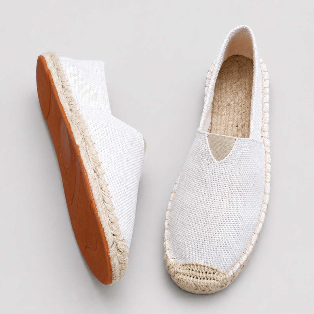 Espadrilles Homme à Enfiler en Toile