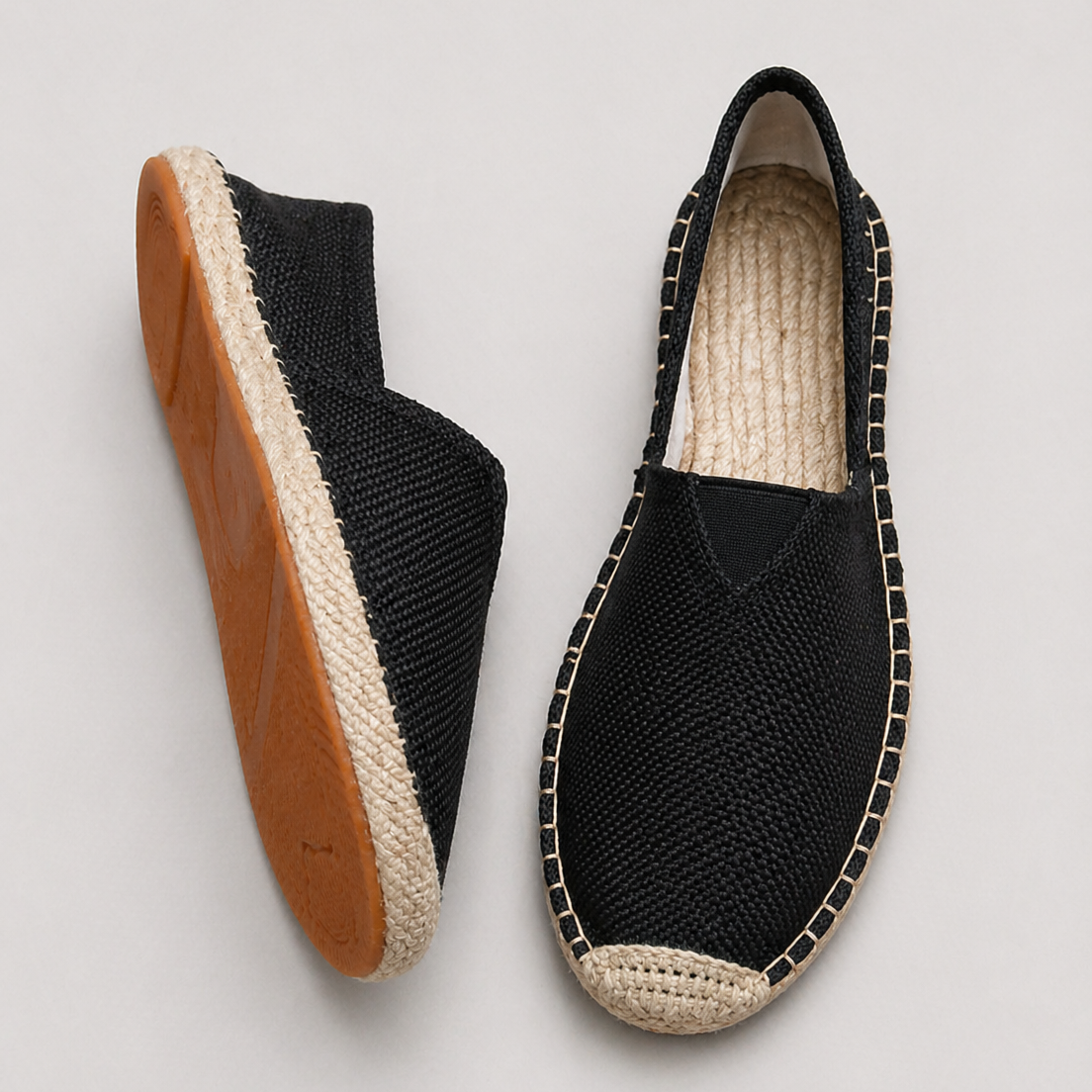 Espadrilles Homme à Enfiler en Toile