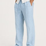 Pantalon Homme en Lin Coupe Droite