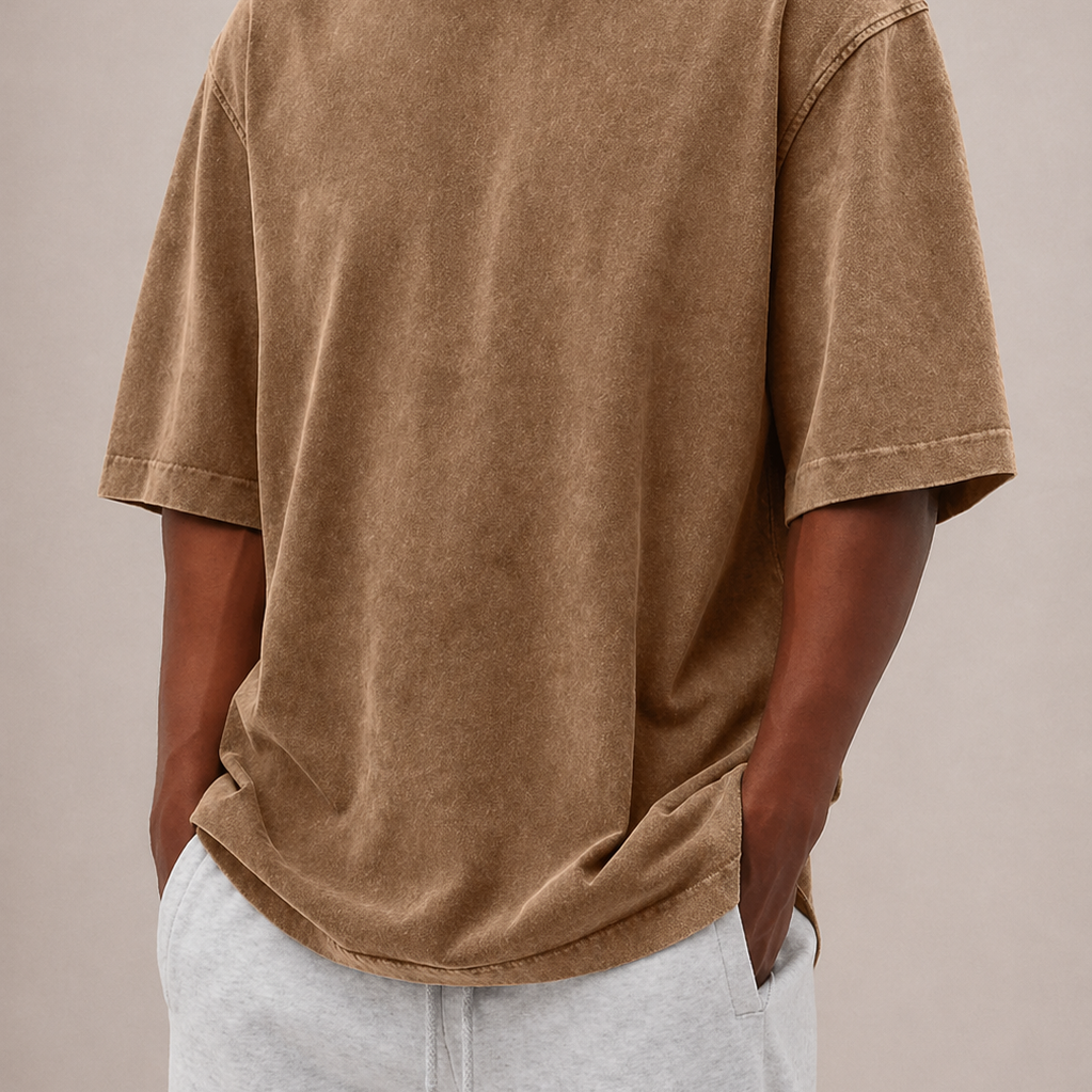 T-Shirt Homme Oversize Col Rond