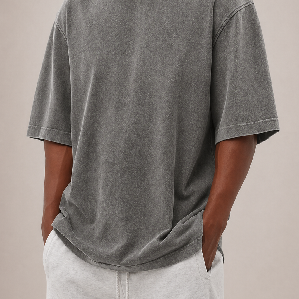 T-Shirt Homme Oversize Col Rond