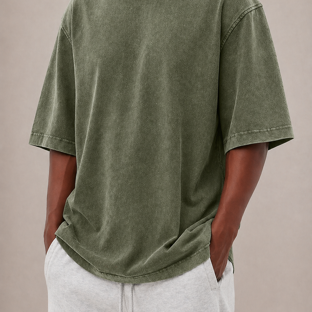 T-Shirt Homme Oversize Col Rond