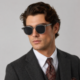Lunettes de soleil rondes homme en polycarbonate