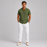 Ensemble Homme Chemise à Manches Courtes et Pantalon