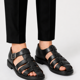 Sandales Homme en Cuir Tressé