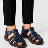 Sandales Homme en Cuir Tressé