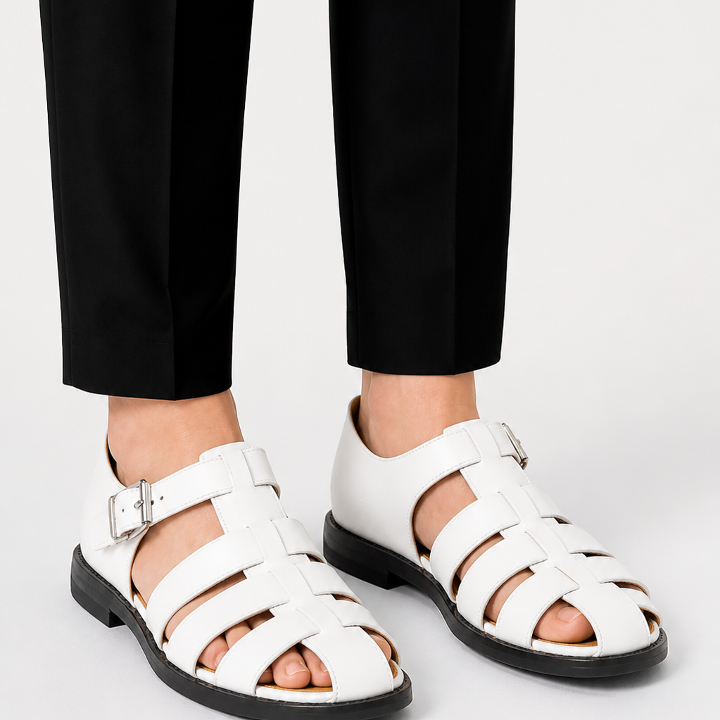 Sandales Homme en Cuir Tressé