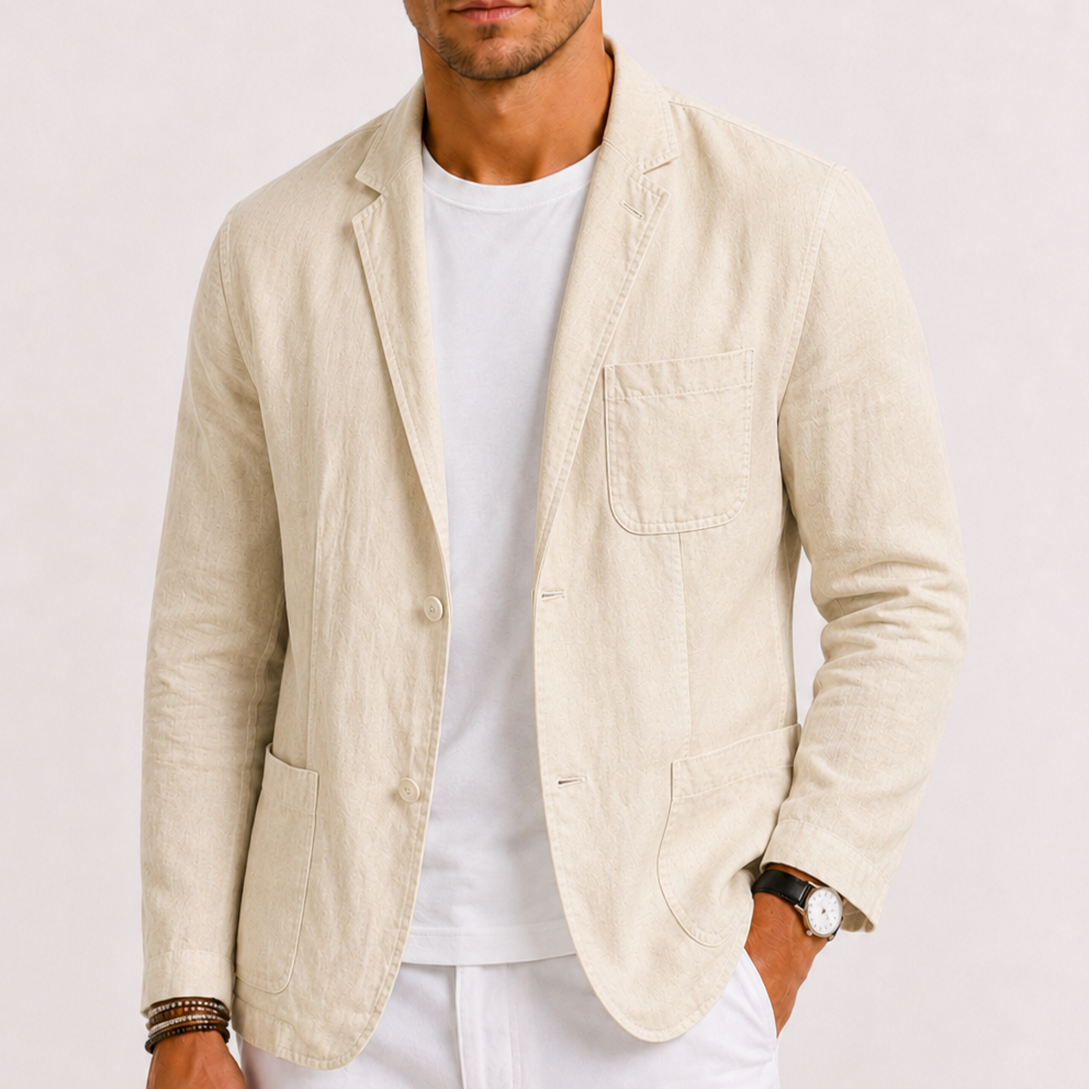 Cardigan Homme Ouvert en Maille Fine