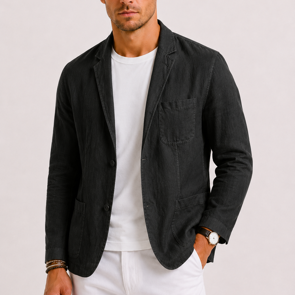 Cardigan Homme Ouvert en Maille Fine