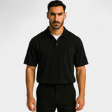 Polo homme coton uni – Design minimaliste avec poche