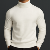Pull Homme Col Roulé en Maille
