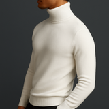 Pull Homme Col Roulé en Maille