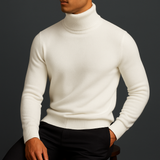 Pull Homme Col Roulé en Maille