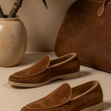 Mocassins Slip-On Effet Patiné
