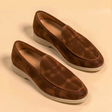 Mocassins Slip-On Effet Patiné