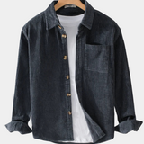 Chemise Homme en Velours Côtelé