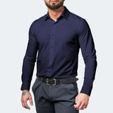 Chemise Ajustée à Manches Longues