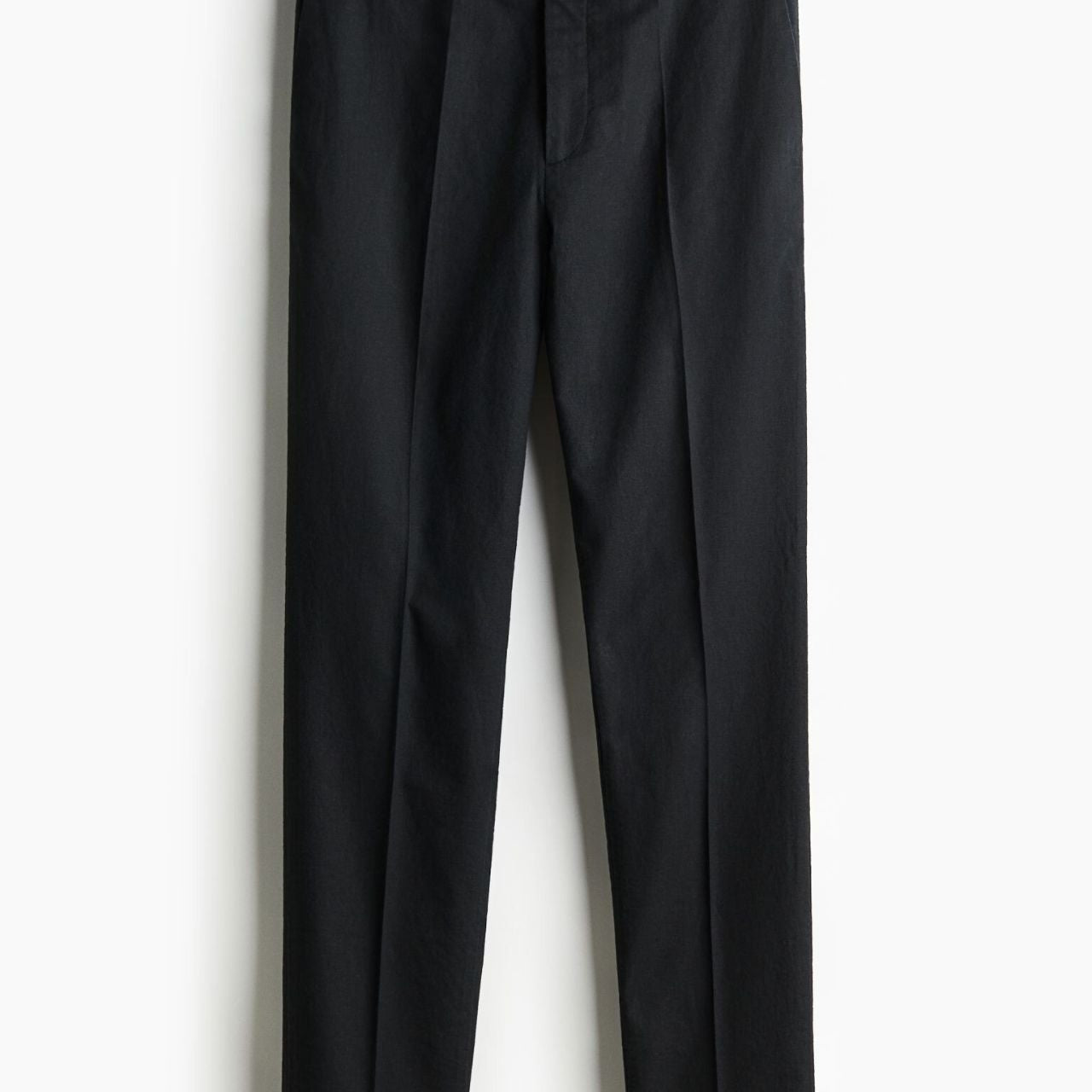 Pantalon Habillé Rayé Coupe Droite